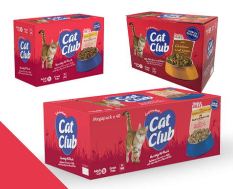 Cat Club cat food now available in pouches